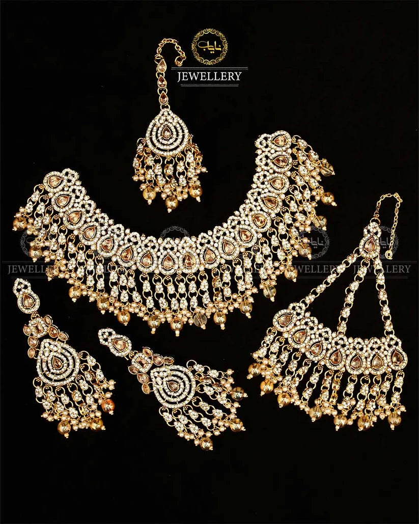 Tayyaba Bridal Set BR-804-Golden