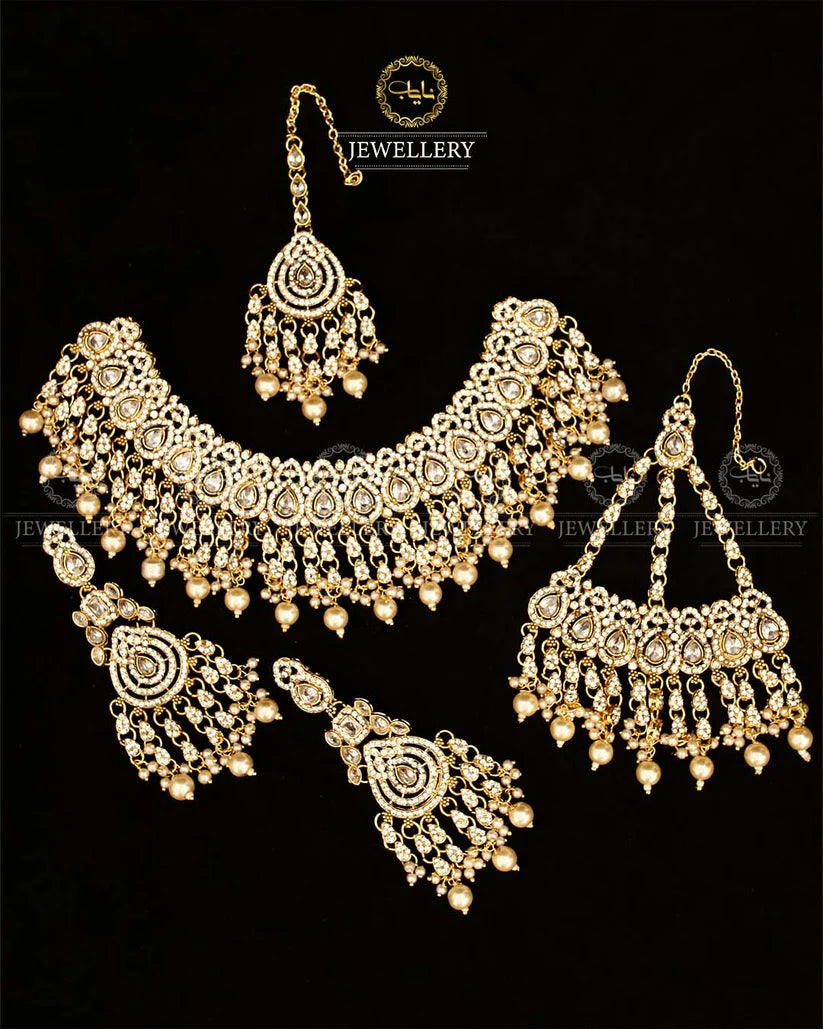 Tayyaba Bridal Set BR-804-Golden