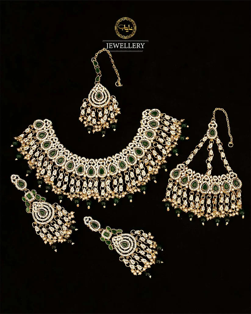 Tayyaba Bridal Set BR-804-Golden