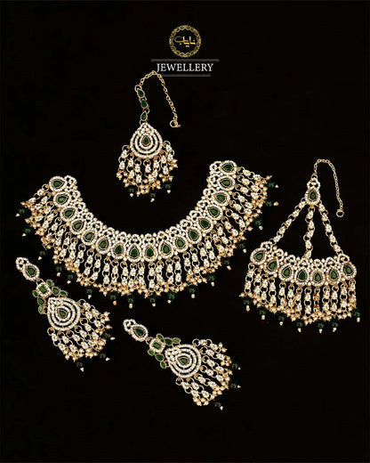 Tayyaba Bridal Set BR-804-Golden