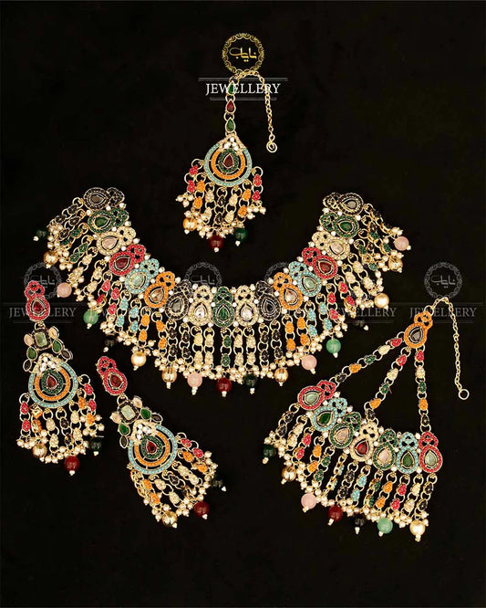 Tayyaba Bridal Set BR-804-Golden