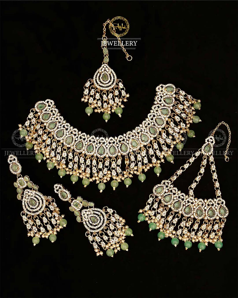 Tayyaba Bridal Set BR-804-Golden
