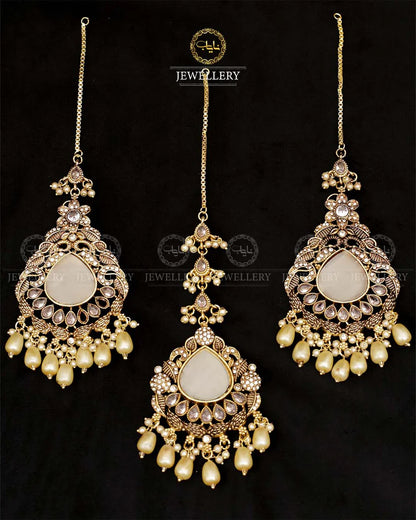 Designer Big size Earrings Tika E-304