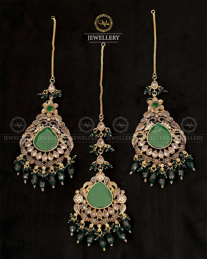 Designer Big size Earrings Tika E-304